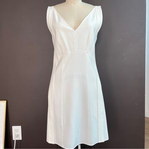 CHLOE Open Back Tied V Neck Dress